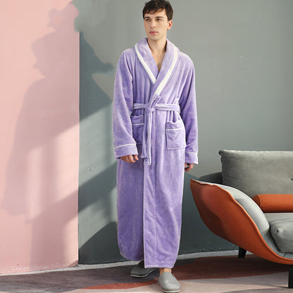 Couple One Piece Plus Oversized Bathrobe