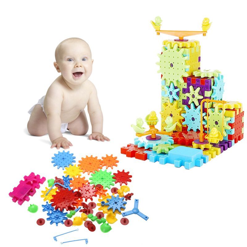 81pcs Children Plastic Building Toy Bricks