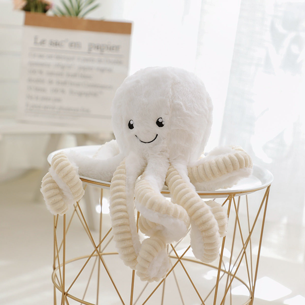 Octopus Plush Toy Octopus Doll Children's Birthday And Holiday Gift Ragdoll Eight-legged Squid Doll