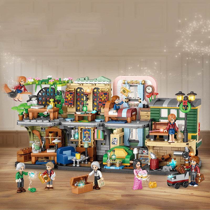 Street View Children's Small Particle Assembling Building Blocks Educational Toys - Here2Save