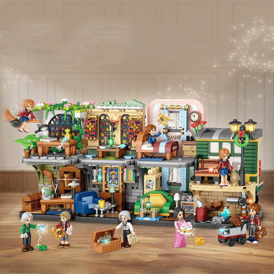 Street View Children's Small Particle Assembling Building Blocks Educational Toys - Here2Save
