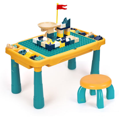 Kindergarten multifunctional small building table