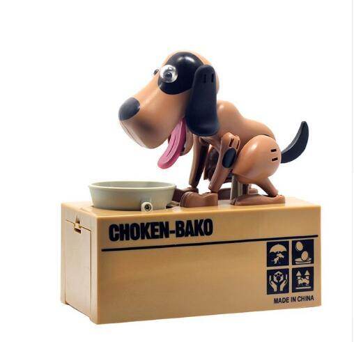 Piggy bank Robotic Dog Bank Canine Money Box Doggy Coin Bank - Here2Save