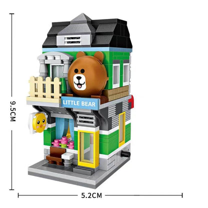 Street View Children's Small Particle Assembling Building Blocks Educational Toys - Here2Save