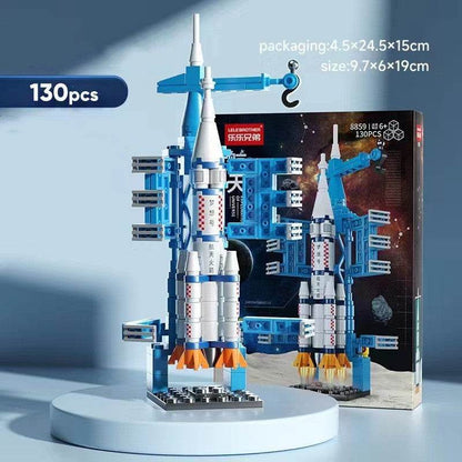 Space Rocket Model Building Block Toy - Here2Save