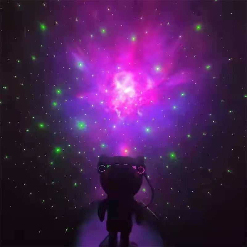 Astronaut Starry Sky Projection Lamp RGB Colorful Transformation Starry Sky Projection