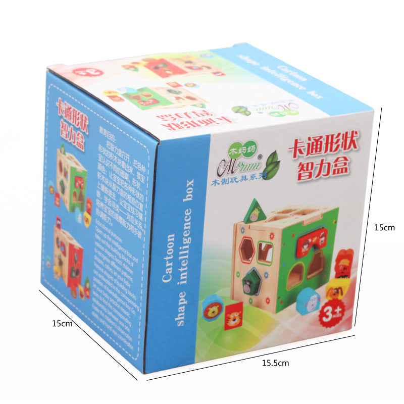 Early childhood cartoon shape intelligence box