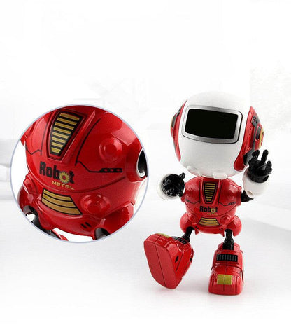 Smart Mini Alloy Robot Induction Light And Music Spaceman Toy - Here2Save