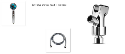 Shower Head Water Saving Flow 360 Degrees Rotating With Small Fan ABS Rain High Pressure Spray Nozzle Bathroom Accessories - Here2Save