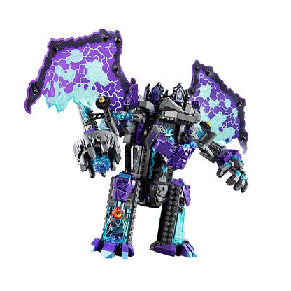 Future Knights Clown Mecha Stone Assembled Building Blocks