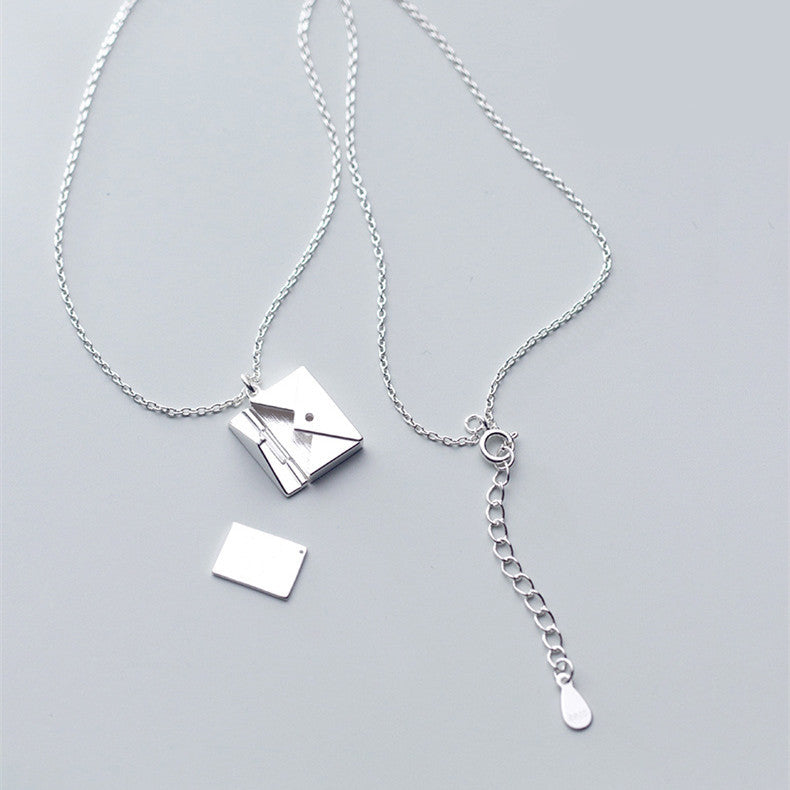 Fashion Jewelry Envelop Necklace Women Lover Letter Pendant Best Gifts For Girlfriend - Here2Save