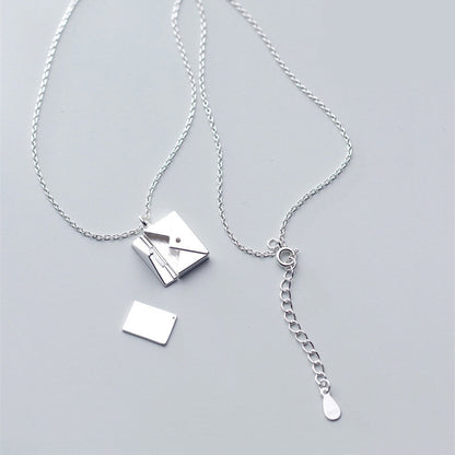 Fashion Jewelry Envelop Necklace Women Lover Letter Pendant Best Gifts For Girlfriend - Here2Save