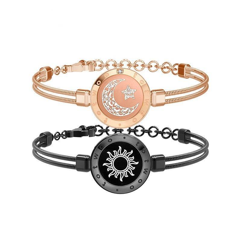 Sun-Moon Smart Sensing Couple Bracelet - Here2Save