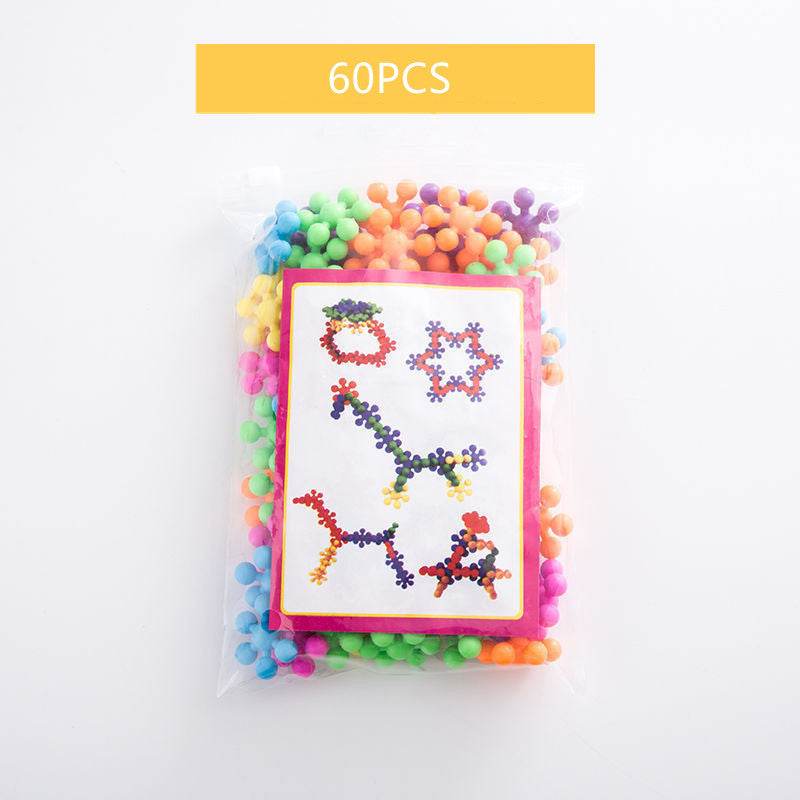 Plum Blossom Blocks Snowflake Set Children's Educational Toys - Here2Save