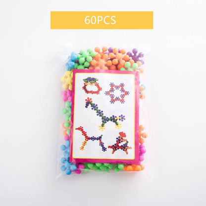 Plum Blossom Blocks Snowflake Set Children's Educational Toys - Here2Save