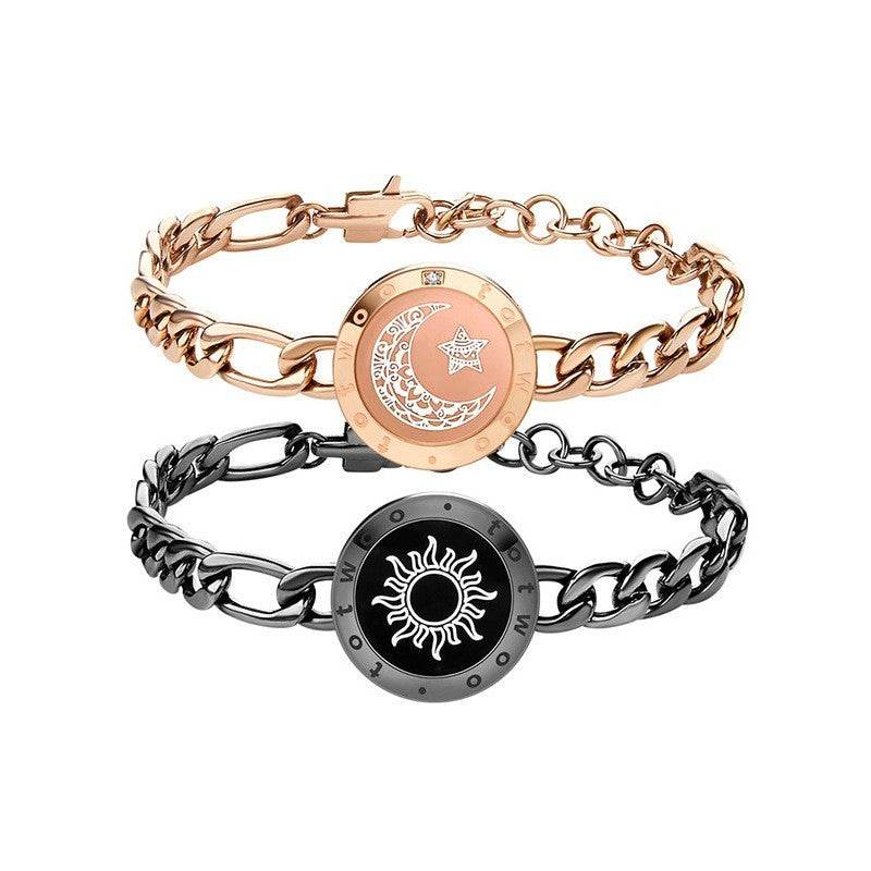 Sun-Moon Smart Sensing Couple Bracelet - Here2Save