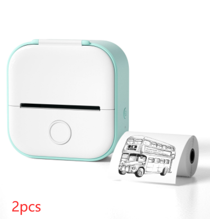 Portable Mini Thermal Label Printer Home Photo Printer Student Wrong Question Printer Bluetooth Mini Label Printer Price Tag - Here2Save