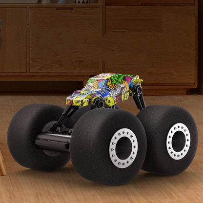 Remote Control Stunt Truck Sponge Tire Kids Room Off Road Vehicle Toy - Here2Save