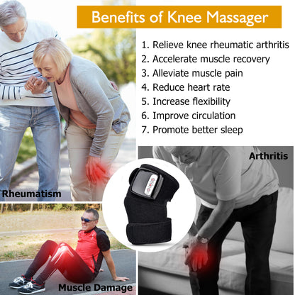 Electric Infrared Heating Knee Massager Wrap Elbow Joint Support Vibration Therapy Physiotherapy Machine Pain Relief Massageador - Here2Save