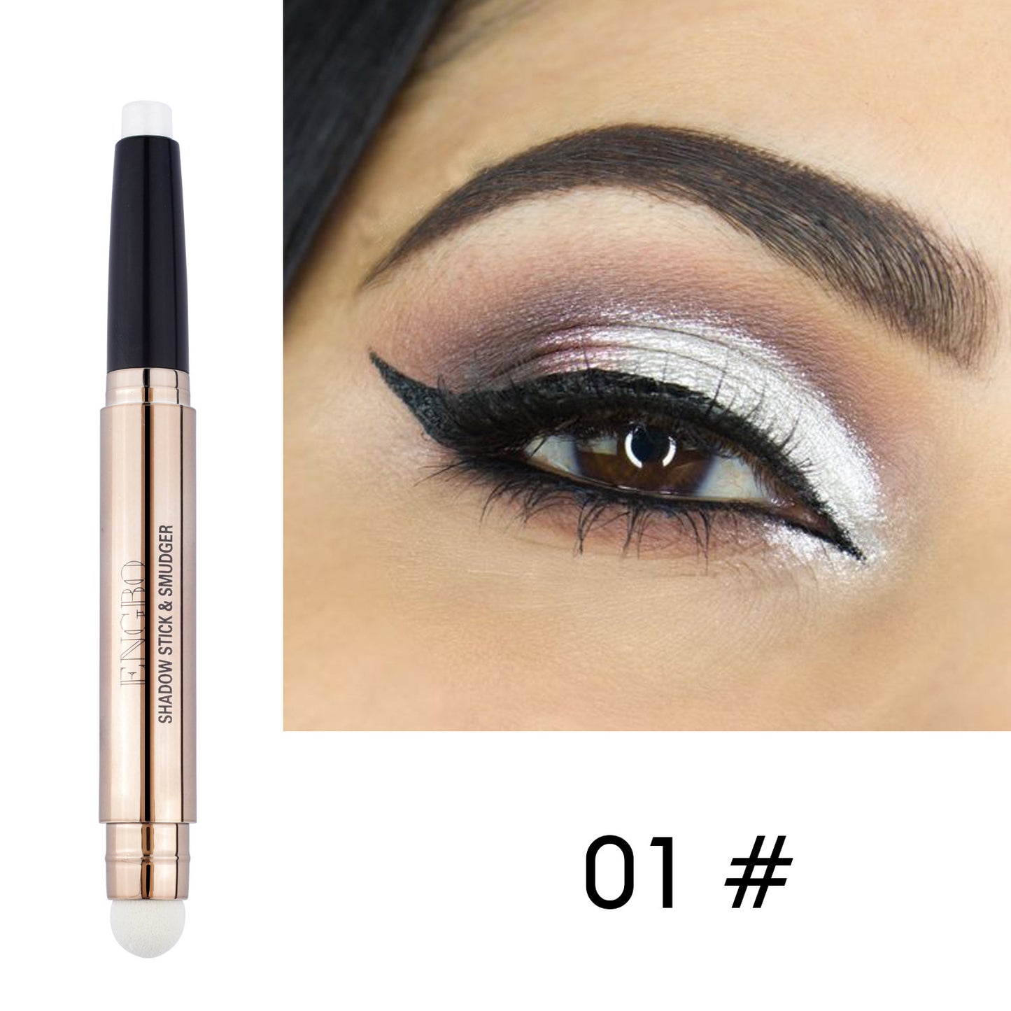 Double-ended Monochrome Non-smudge Eyeshadow Pencil