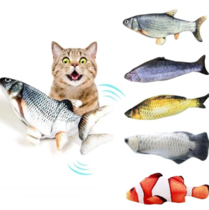 Without Cat Nip Version - Electric Jumping Fish Simulation Electric Fish Toy - Here2Save