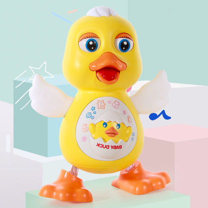 Musical electric swing little yellow duck