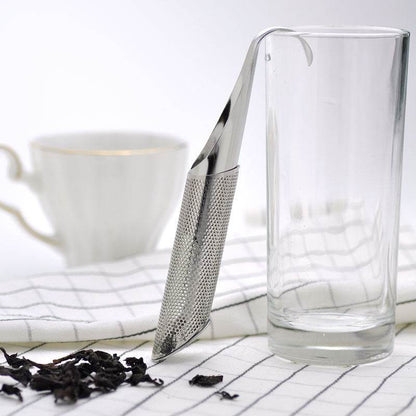 New 304 Stainless Steel Tea Strainer Hanging Pipe Type - Here2Save