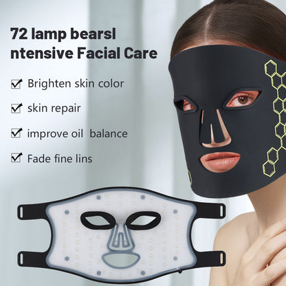 Aparato de belleza de fototerapia de silicona facial para el hogar LED