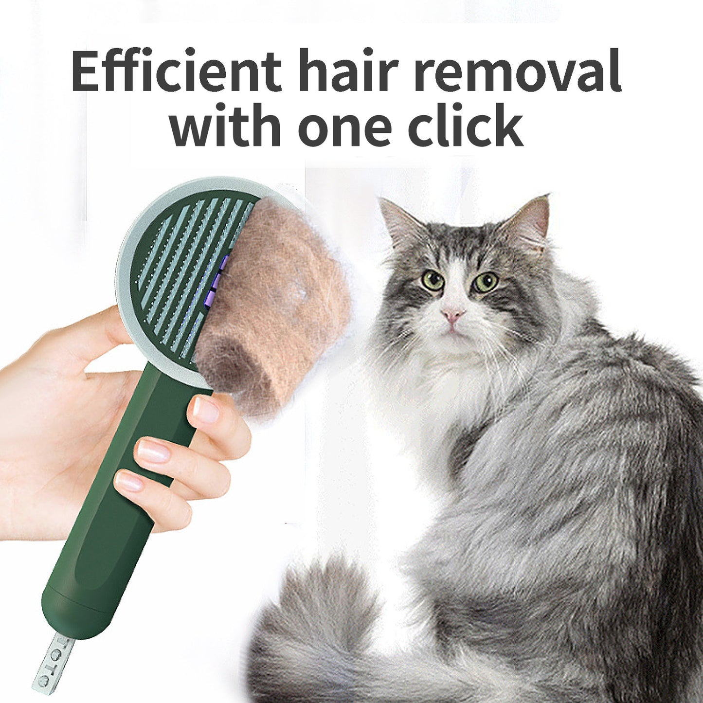 Pet Germicidal Sterilizing Comb Usb Rechargeable Cat Dog Automatic Hair Removal Brush Floating Beauty Comb Grooming Tool - Here2Save