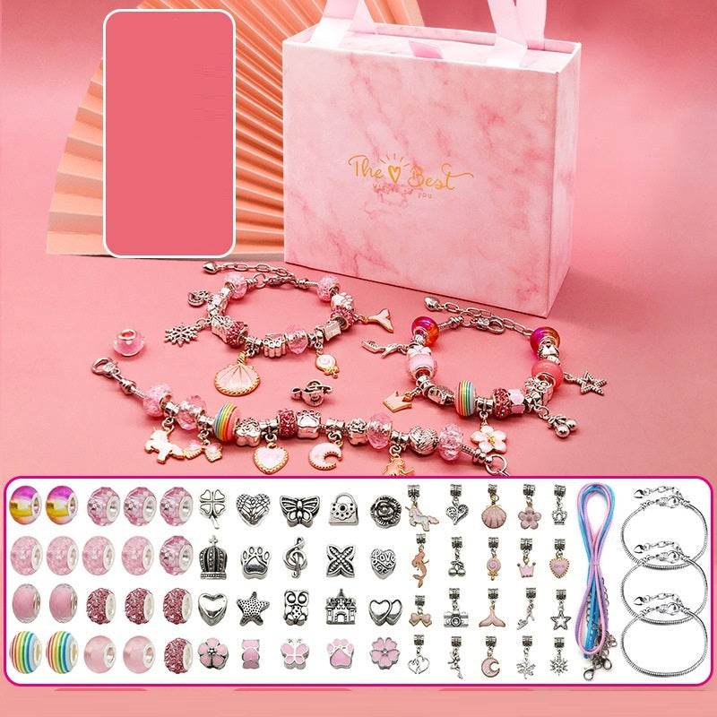 Children's Diy Handmade Beaded Bracelet Creative Jewelry Set Gift Box - Here2Save