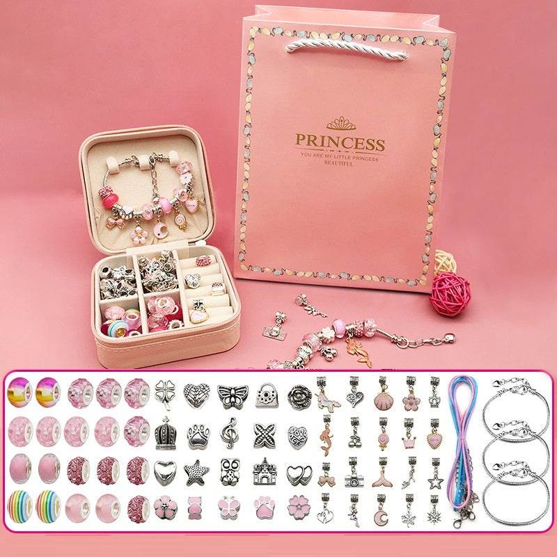 Children's Diy Handmade Beaded Bracelet Creative Jewelry Set Gift Box - Here2Save