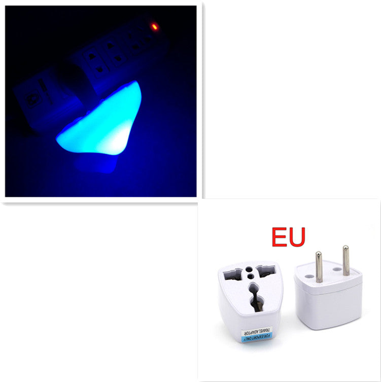 Luz LED nocturna con forma de seta, lámpara con enchufe para UE y EE. UU., luz blanca cálida, Sensor de control, luz para dormitorio, decoración del hogar