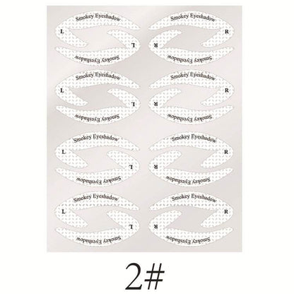 New Eyeshadow Eyeliner Makeup Template Sticker - Here2Save