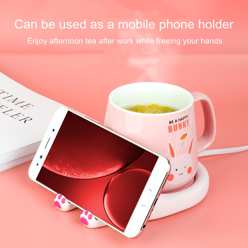 Coaster Insulation Base USB Gift Smart Constant Warm Coaster