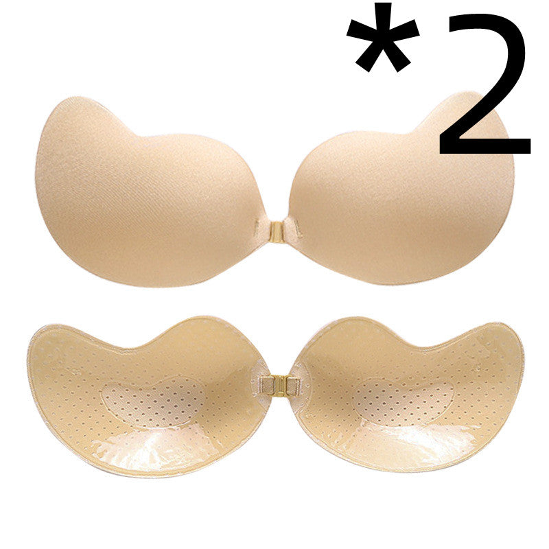 Invisible Push Up Bra Backless Strapless Bra Seamless Front Closure Bralette Underwear - Here2Save