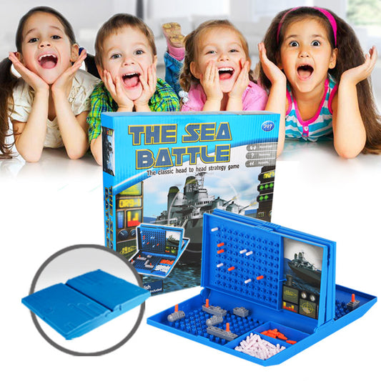 Duel game warship chess building blocks