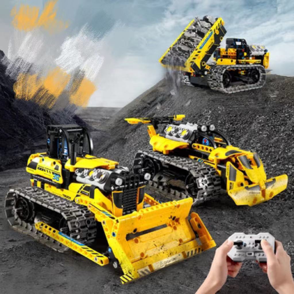 Building Blocks Electric Robot Programming Set Remote Control Intelligent Assembled Tank Boy Toys