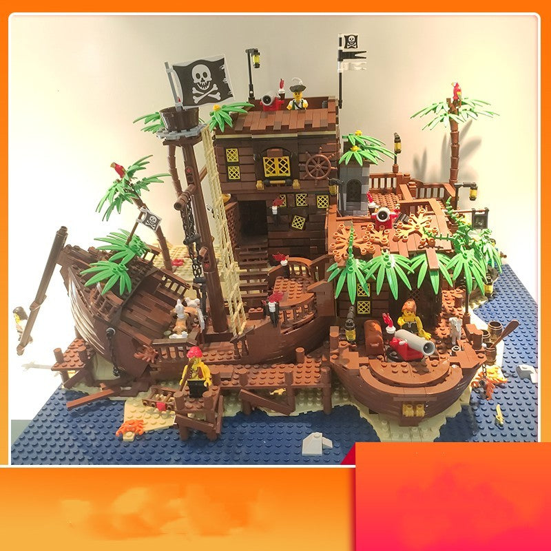 Large Captain Action Shipwreck Caribbean Series Assembled Toys