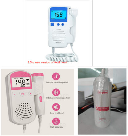 Fetal Heart Rate Monitor Home Pregnancy Baby Fetal Sound Heart Rate Detector - Here2Save