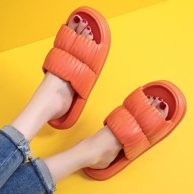 Women Home Shoes Bathroom Slippers Soft Sole Slides Summer Beach Shoes - Here2Save