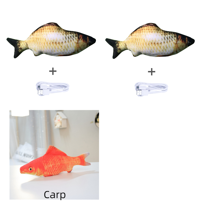 Without Cat Nip Version - Electric Jumping Fish Simulation Electric Fish Toy - Here2Save