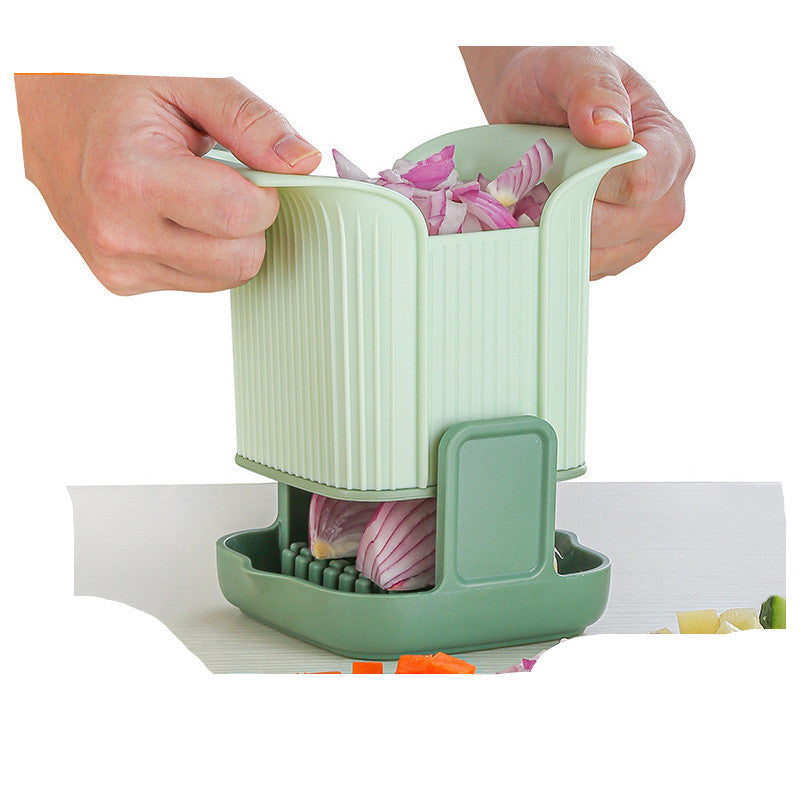 Multifunctional Vegetable Chopper French Fries Cutter Household Hand Pressure Onion Dicer Cucumber Potato Slicer Kitchen Tools - Here2Save