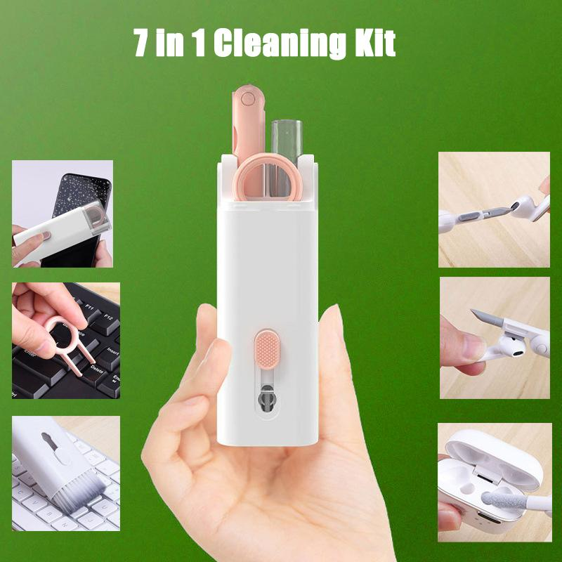 Multifunctional Bluetooth Headset Cleaning Pen Set Keyboard Cleaner Cleaning Tools Cleaner Keycap Puller Kit - Here2Save