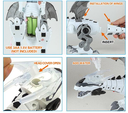 Dinosaurio de juguete robot inteligente