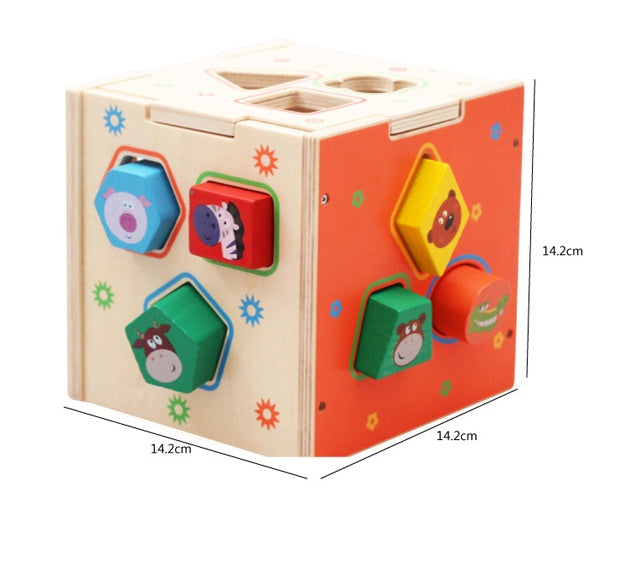 Early childhood cartoon shape intelligence box