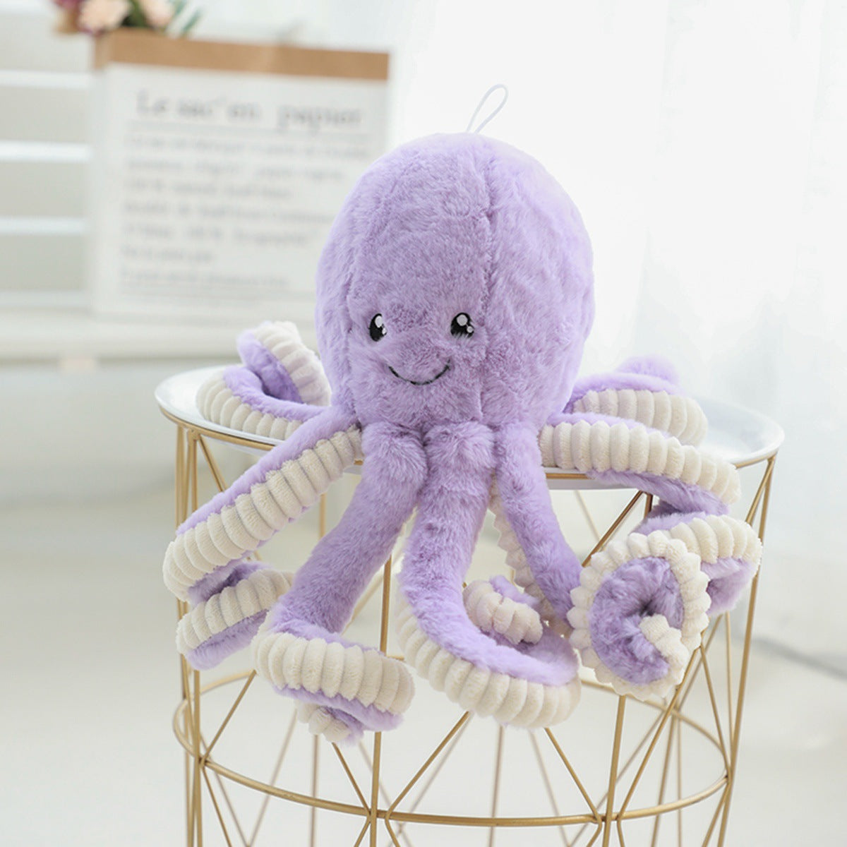 Octopus Plush Toy Octopus Doll Children's Birthday And Holiday Gift Ragdoll Eight-legged Squid Doll