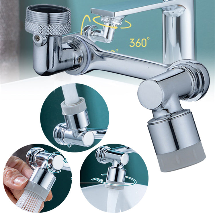 Universal 1080 Swivel Faucet Aerator Multifunction Faucet Extender Universal Swivel Splash Resistant Shower - Here2Save