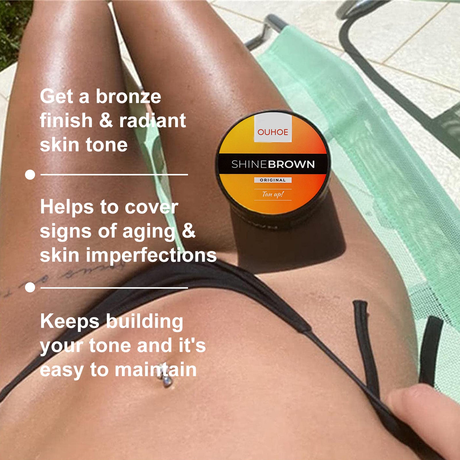 Intensive Tanning Luxe Gel Body Tanning Cream After Sun Repair Combination Aloe Vera Gel Wheat Complexion Beach Bronzer Summer Gadgets - Here2Save