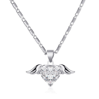 Heart Wings Necklace For Women