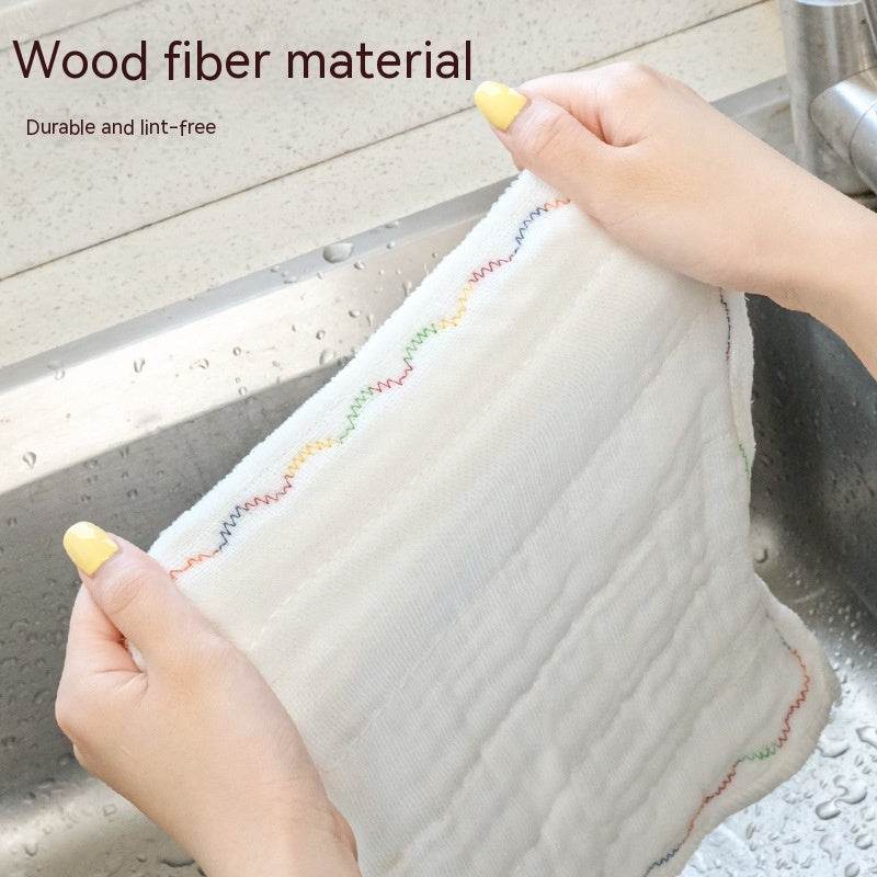 Rainbow Oleophobic Rag Dishwashing Pure Cotton - Here2Save